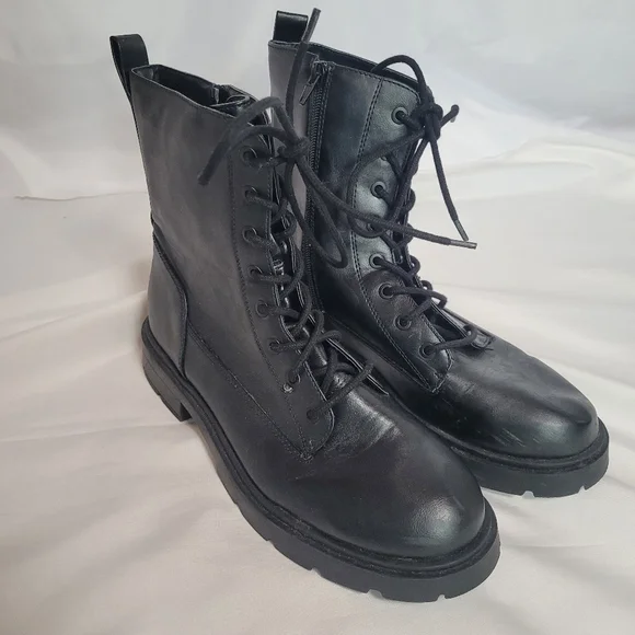NOBO No Boundaries Women's Black Military Combat Style Boots Size 11W - Picture 1 of 10